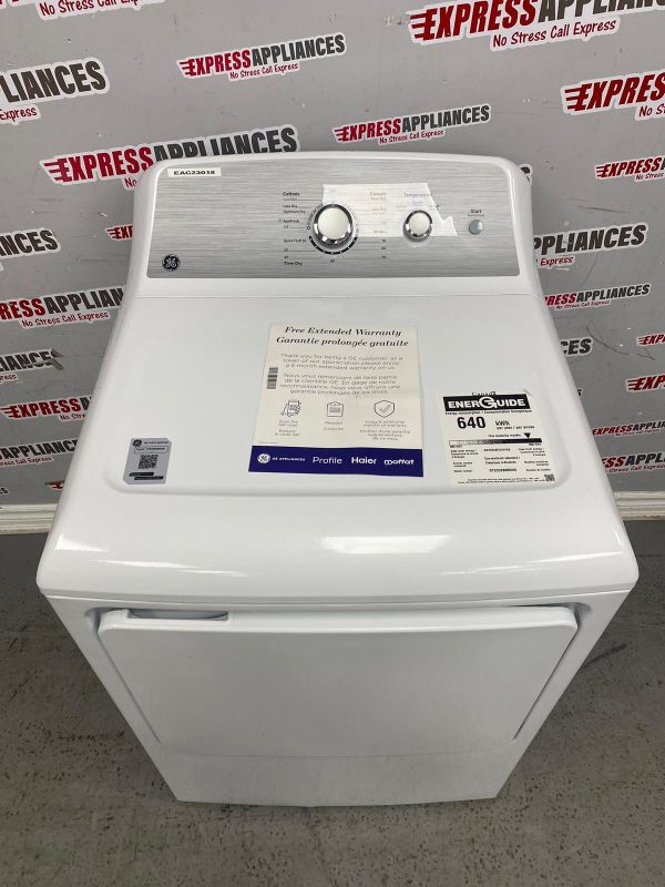 Open Box GE 27” Electric Dryer GTX33EBMR0WS For Sale