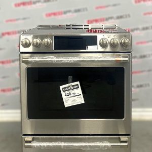 Open Box GE Cafe 30” Slide-In Induction Stove CCHS900P2M7S1 For Sale