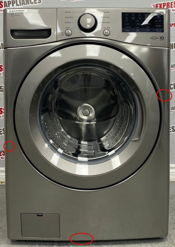 Open Box LG 27” Front Load Washing Machine WM3400CV For Sale