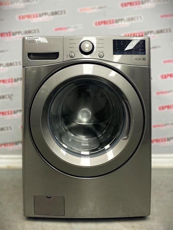 Used LG 27” Front Load Washing Machine WM3400CV SKU: EAC23004 For Sale