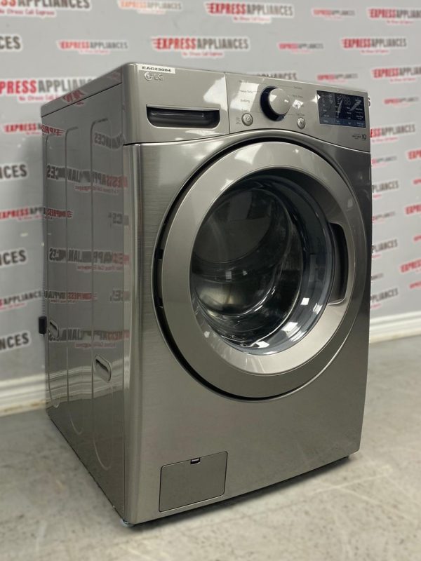 Used LG 27” Front Load Washing Machine WM3400CV SKU: EAC23004 For Sale