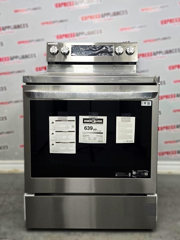 Open Box LG 30” Freestanding Glass Top Stove LREL6325F/02 For Sale