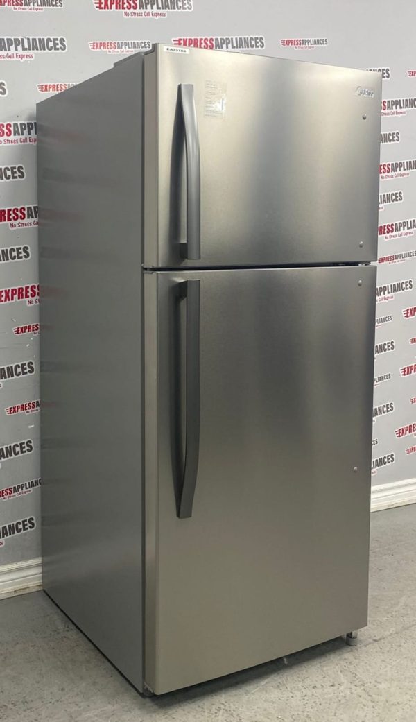 Open Box Midea 30” Top Freezer Refrigerator MRT18B2ASL For Sale