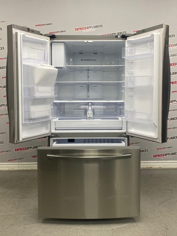 Open Box Samsung 36” French Door Refrigerator RF27T5201SR/AA For Sale