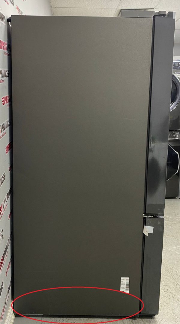 Open Box Samsung 36” French Door Refrigerator RF30BB6200QLAA For Sale