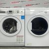 Used Blomberg 24” Front Load Washer and Electric Dryer Stackable Set WM77120NBL01 DV17542 For Sale (2)