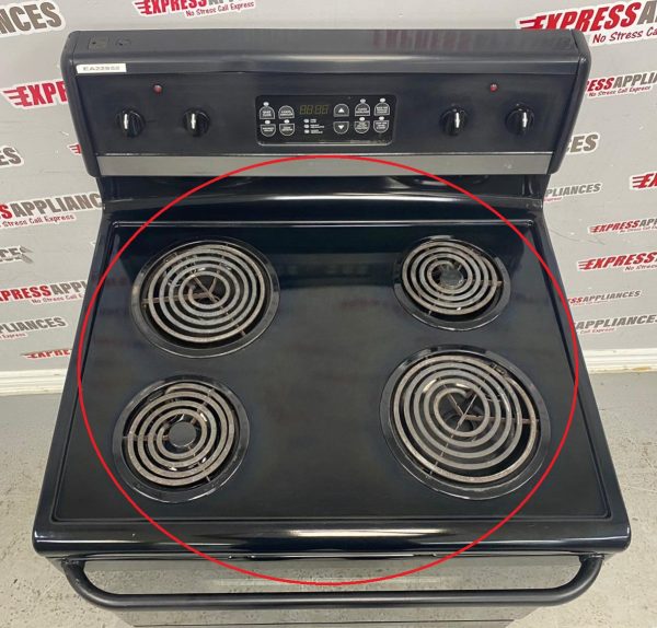 Used Frigidaire 30” Freestanding Coil Stove CFEF357AB5 For Sale