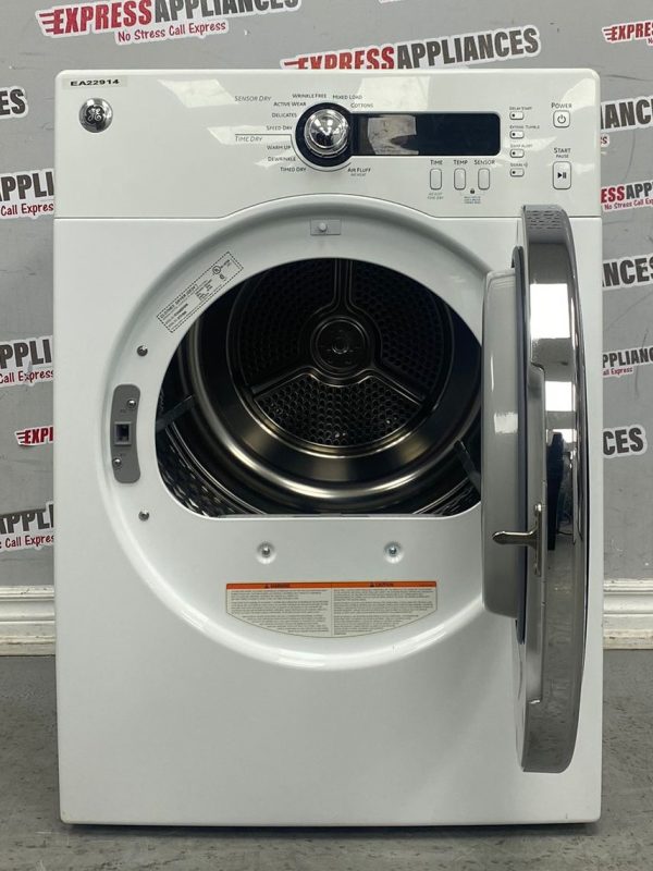 Used GE 24” Electric Stackable Dryer PCVH480EK0WW SKU: EA22914 For Sale