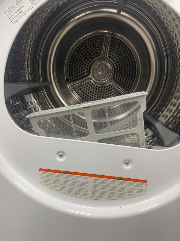 Used GE 24” Electric Stackable Dryer PCVH480EK0WW SKU: EA22914 For Sale