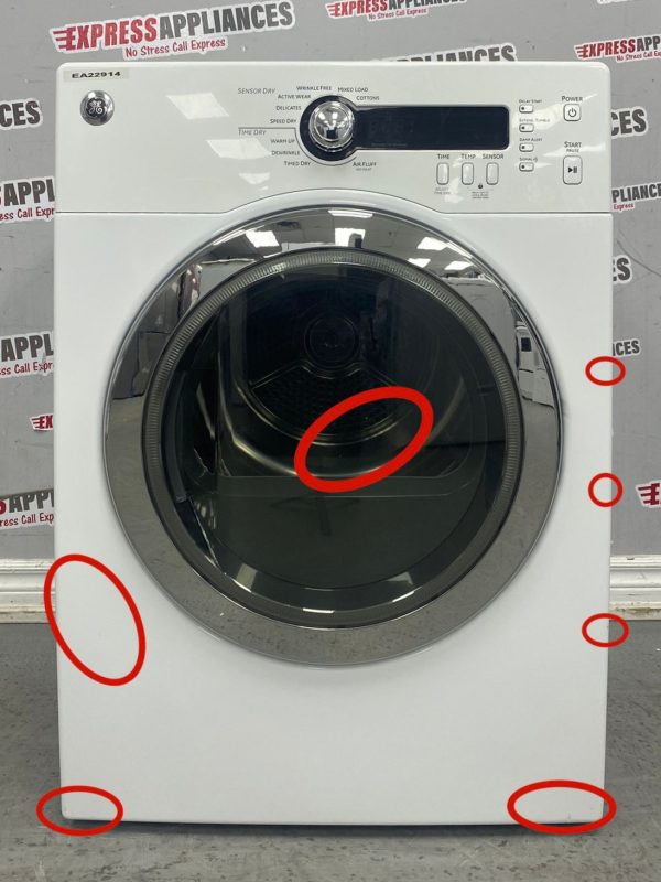 Used GE 24” Electric Stackable Dryer PCVH480EK0WW SKU: EA22914 For Sale