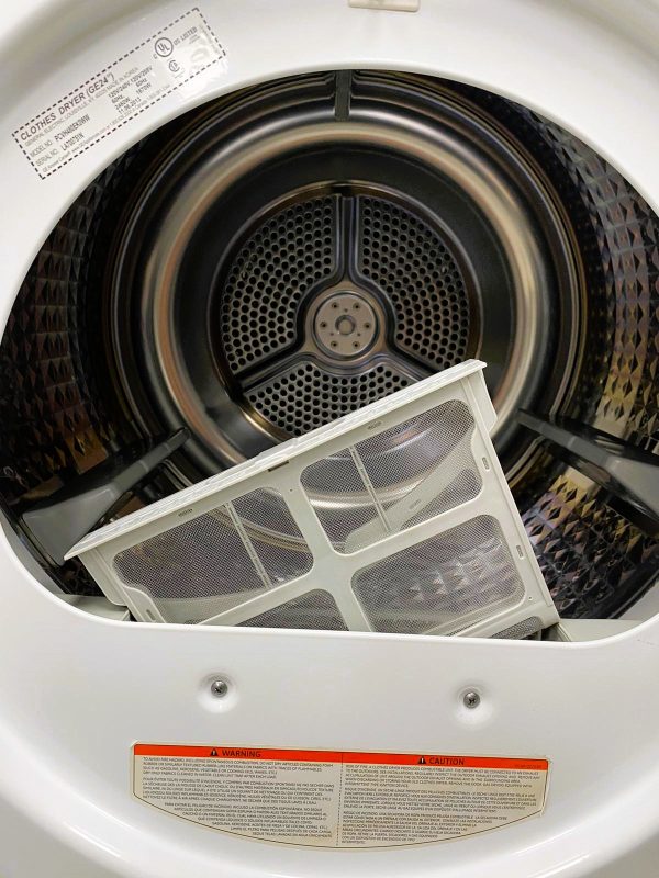 Used GE 24” Electric Stackable Dryer PCVH480EK0WW SKU: EA23047 For Sale