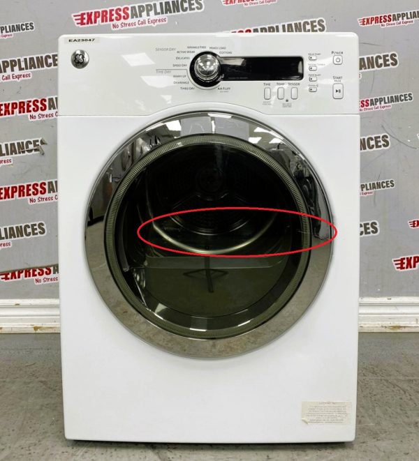 Used GE 24” Electric Stackable Dryer PCVH480EK0WW SKU: EA23047 For Sale