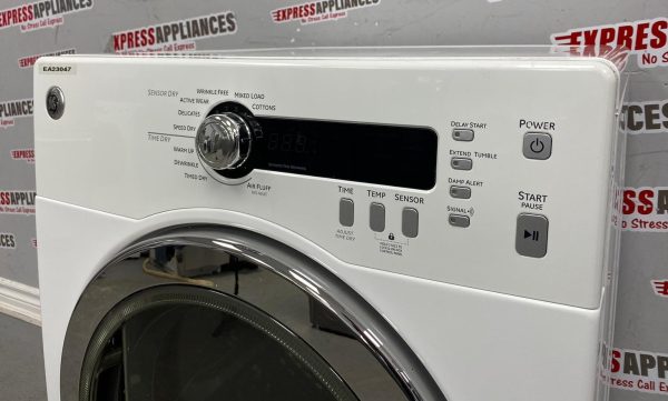 Used GE 24” Electric Stackable Dryer PCVH480EK0WW SKU: EA23047 For Sale