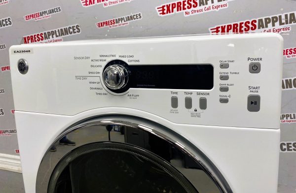 Used GE 24” Electric Stackable Dryer PCVH480EK0WW SKU: EA23048 For Sale