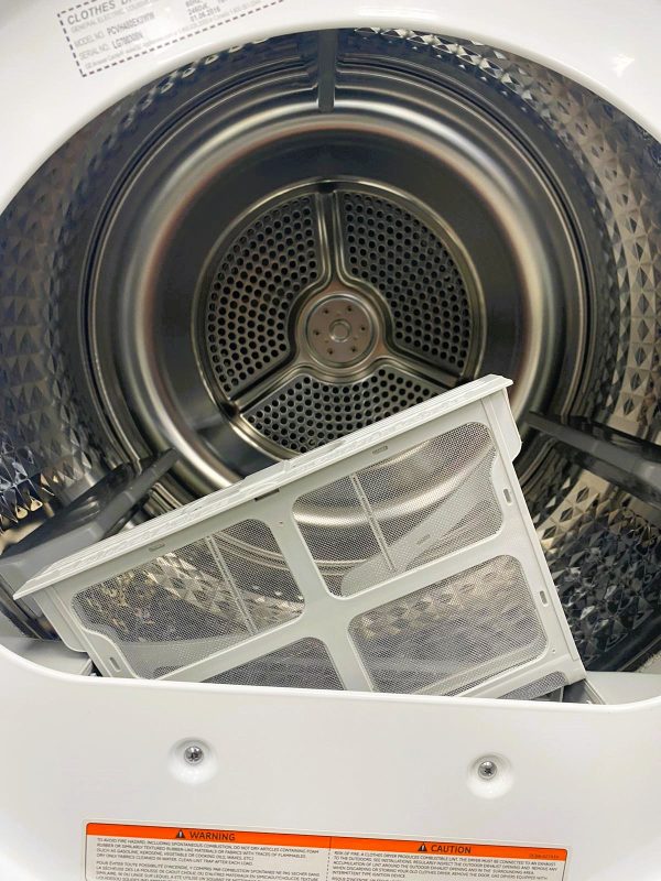 Used GE 24” Electric Stackable Dryer PCVH480EK0WW SKU: EA23050 For Sale