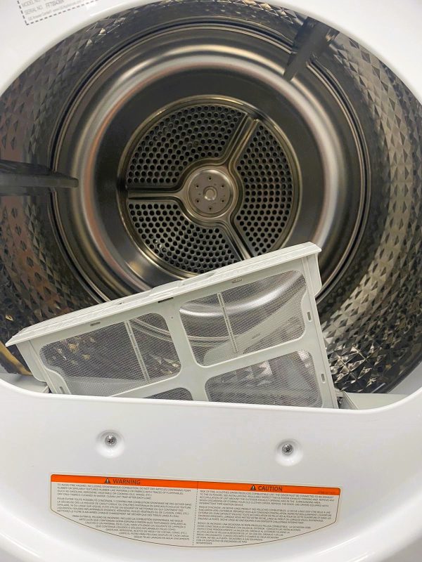 Used GE 24” Electric Stackable Dryer PCVH480EK0WW SKU: EA23055 For Sale