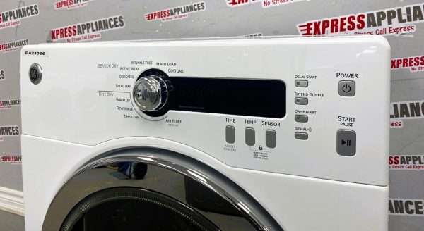 Used GE 24” Electric Stackable Dryer PCVH480EK0WW SKU: EA23055 For Sale