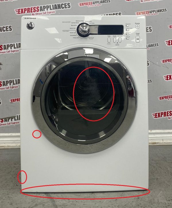 Used GE 24” Electric Stackable Dryer PCVH480EK0WW SKU: EA23055 For Sale