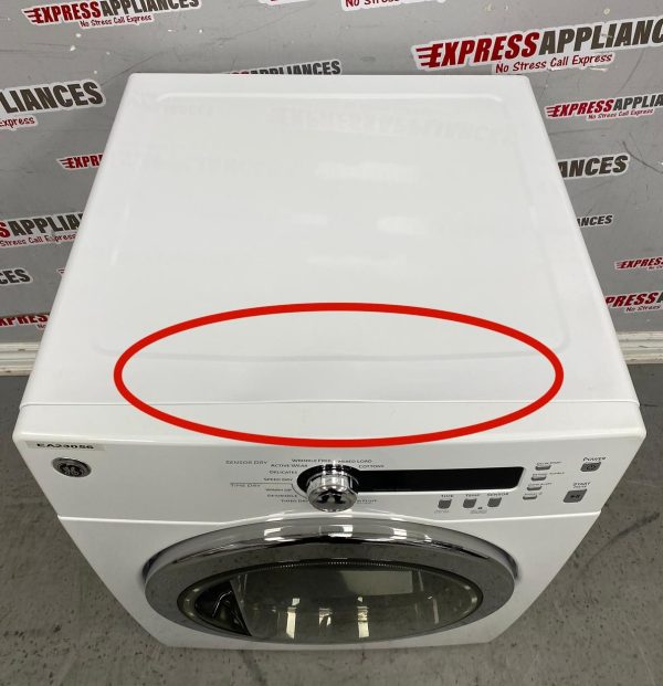 Used GE 24” Electric Stackable Dryer PCVH480EK0WW SKU: EA23056 For Sale