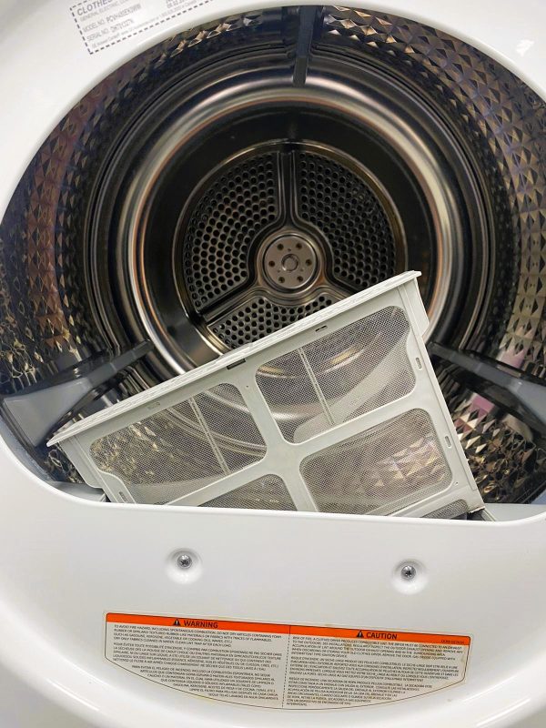 Used GE 24” Electric Stackable Dryer PCVH480EK0WW SKU: EA23058 For Sale