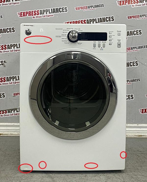 Used GE 24” Electric Stackable Dryer PCVH480EK0WW SKU: EA23163 For Sale