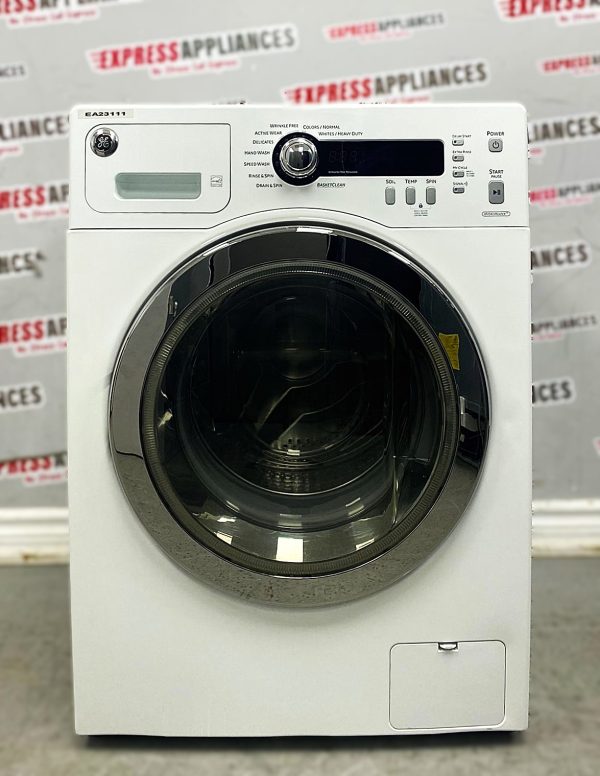 Used GE 24" Front Load Washing Machine WCVH4800K2WW For Sale