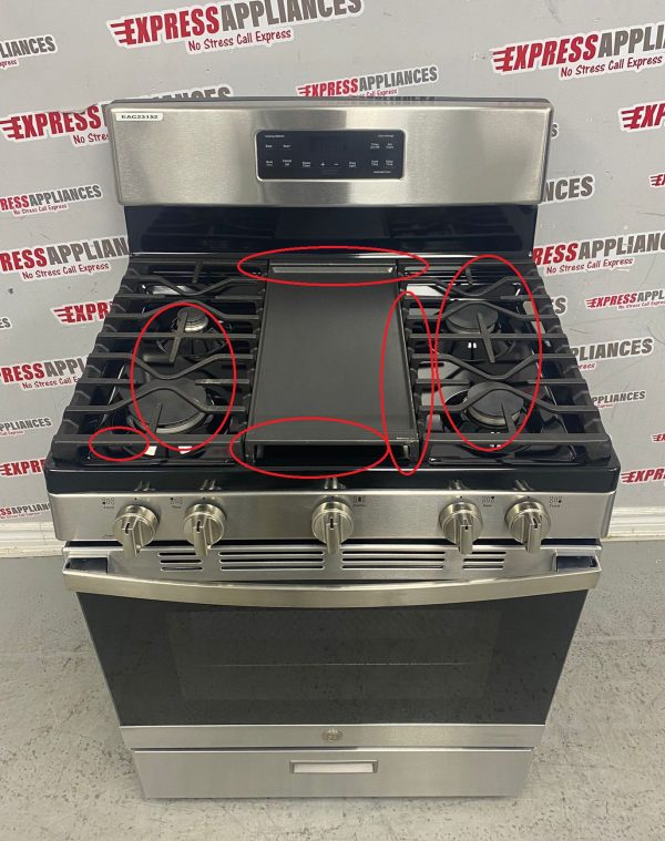 Used GE 30” Freestanding Gas Stove JCGBS66SEK5SS For Sale