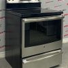 Used GE 30” Freestanding Glass Top Stove JCB830SJ1SS For Sale (9)