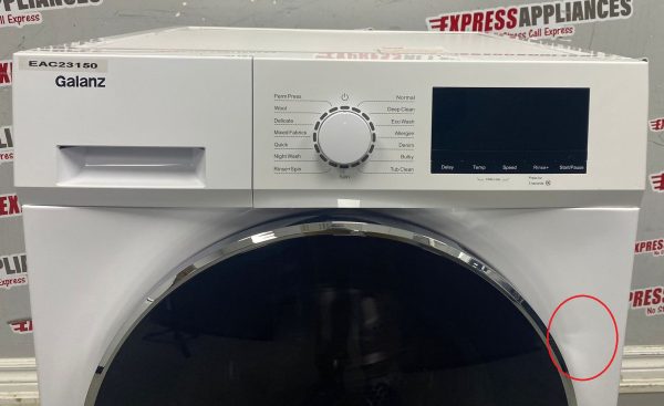 Used Galanz 24” Front Load Washing Machine GLFW22WEA5A For Sale