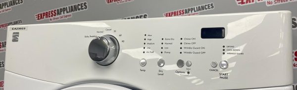 Used Kenmore 27” Front Load Washer and Dryer Stackable Set 970L48022A0 970L88022A0 For Sale