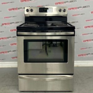 Used Whirlpool 30” Freestanding Glass Top Stove WERP4120SQ0 For Sale