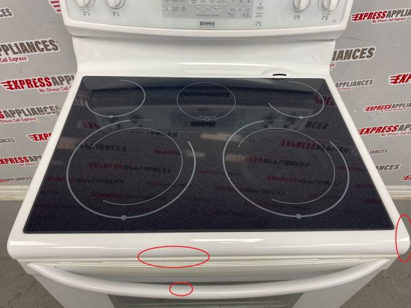 Used Kenmore 30” Freestanding Glass Top Stove C970-688024 For Sale