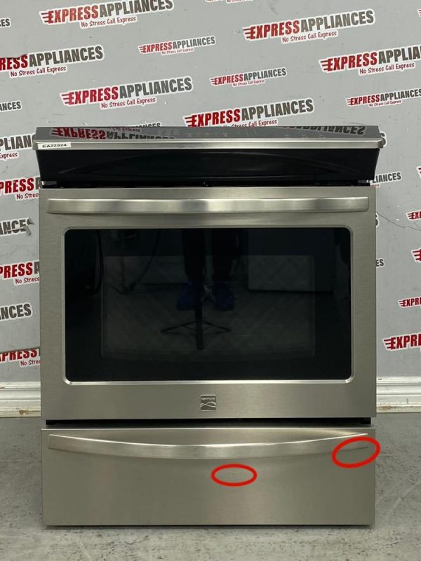 Used Kenmore 30" Slide-In Glass Top Stove 970C425534 For Sale