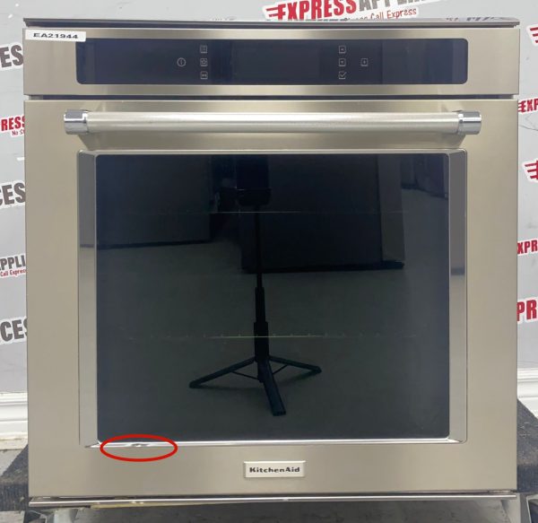 Used KitchenAid 24” Single Wall Oven KOSC104FSS For Sale