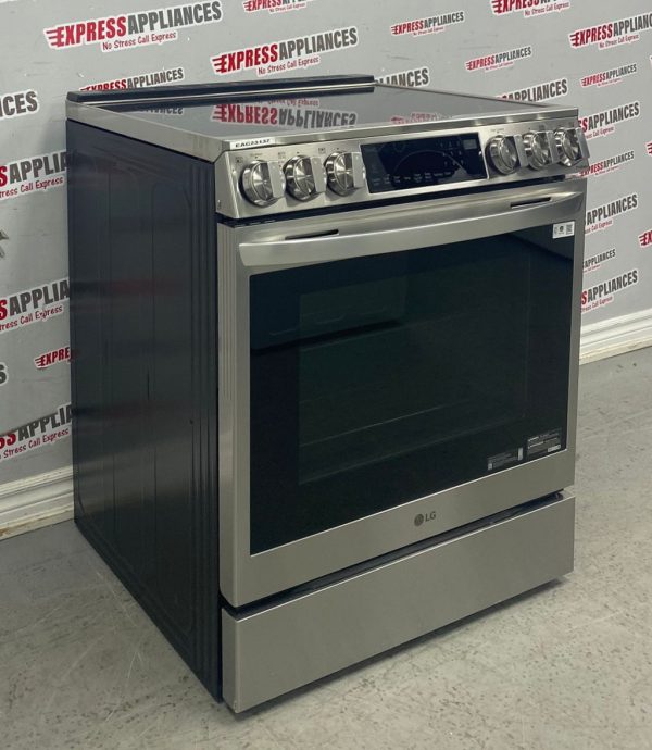 Used LG 30” Slide-In Glass Top Stove LSEL6335F/00 For Sale