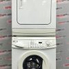 Used Maytag 24” Washer and Dryer Stackable Set MAH2400AWW MDE2400AZW For Sale (1)