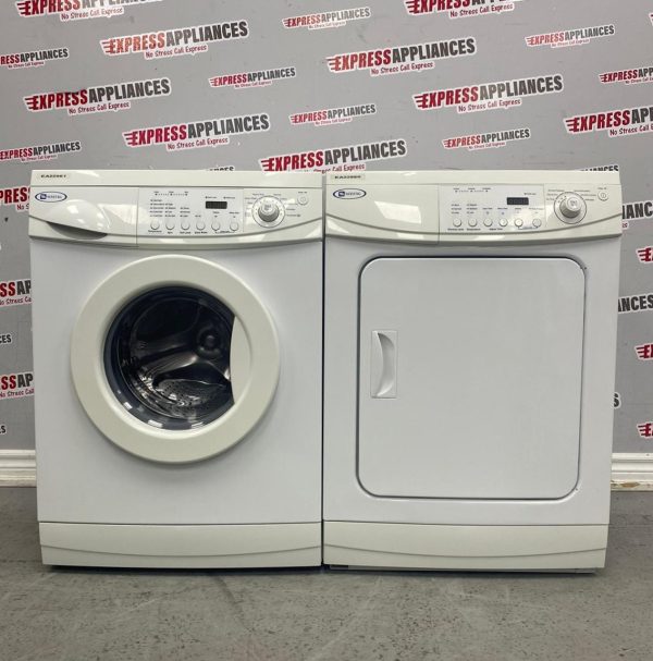 Used Maytag 24” Washer and Dryer Stackable Set MAH2400AWW MDE2400AZW For Sale