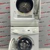 Used Maytag 24” Washer and Dryer Stackable Set MAH2400AWW MDE2400AZW For Sale (3)