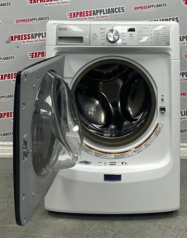 Used Maytag 27” Front Load Washing Machine MHW8200FW0 For Sale