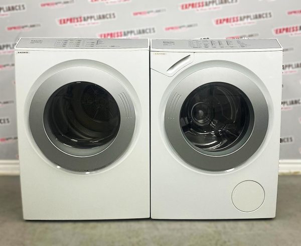 Used Miele 27” Front Load Washer and Electric Dryer Set W4800LC T9800 For Sale