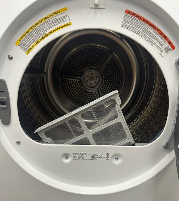 Used Samsung 24” Electric Stackable Dryer DV22K6800EW/AC For Sale