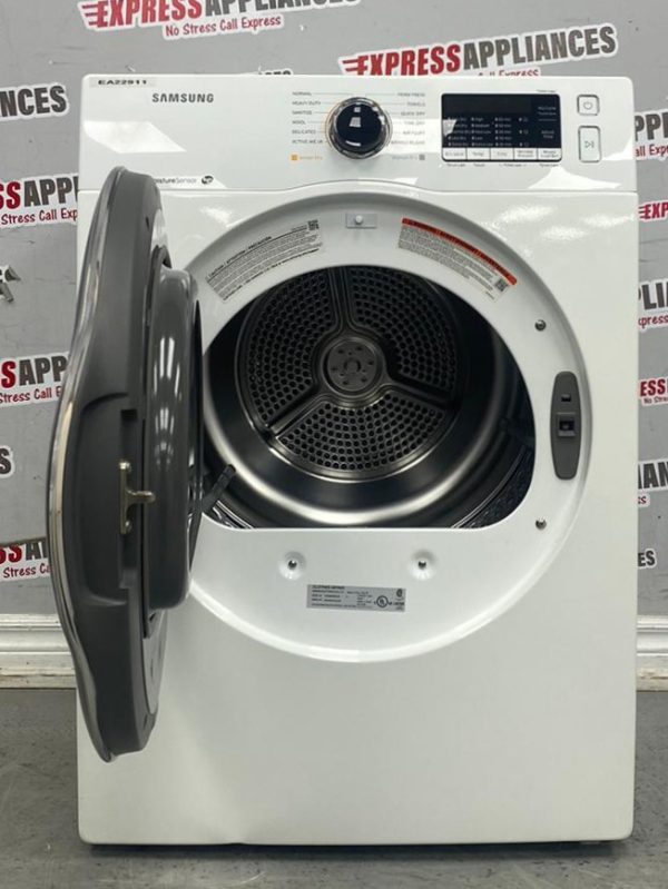 Used Samsung 24" Electric Stackable Dryer DV22K6800EW/AC For Sale