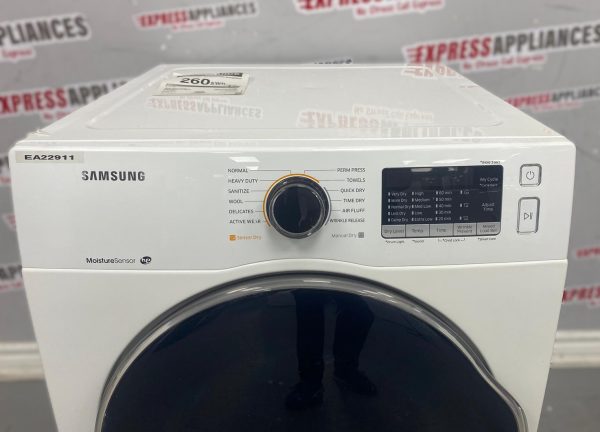 Used Samsung 24" Electric Stackable Dryer DV22K6800EW/AC For Sale