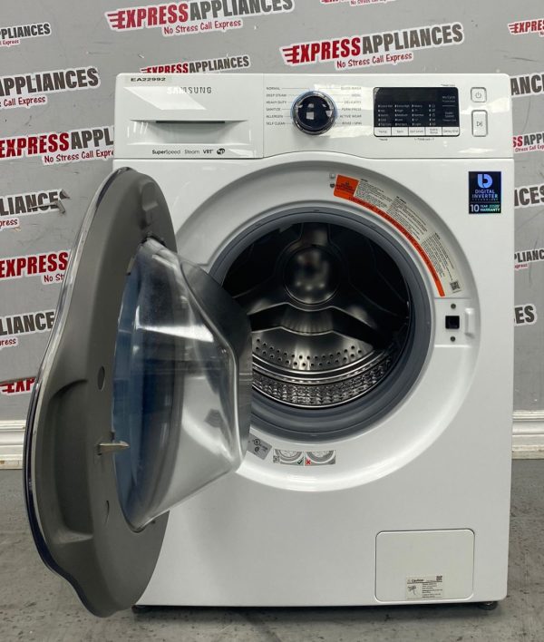 Used Samsung 24" Front Load Washing Machine WW22K6800AW/A2 For Sale