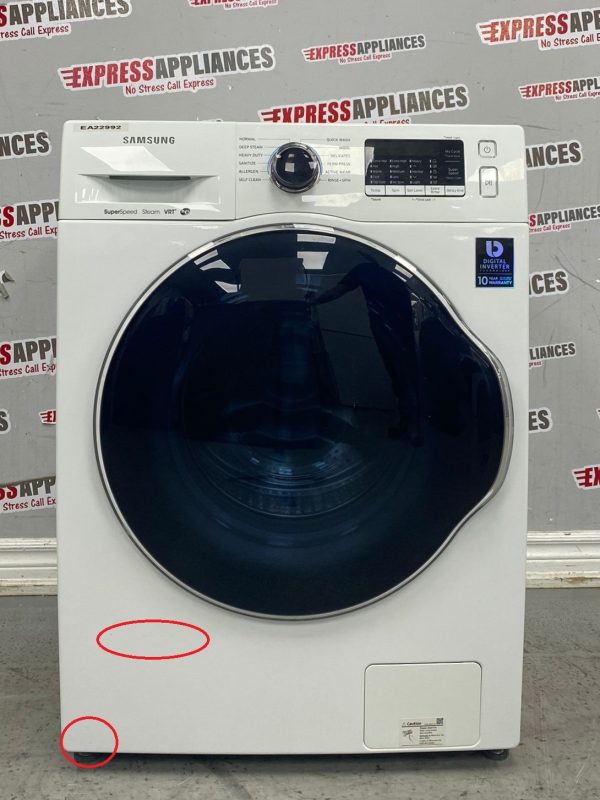 Used Samsung 24" Front Load Washing Machine WW22K6800AW/A2 For Sale