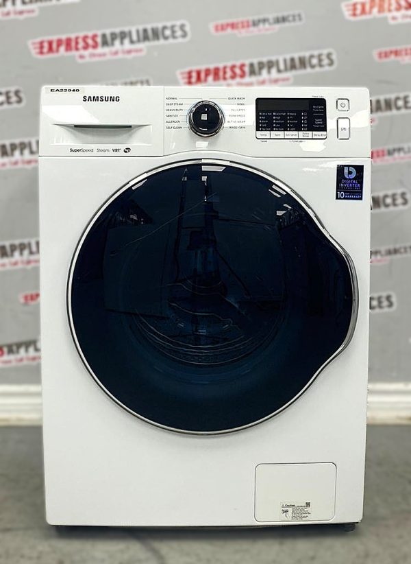 Used Samsung 24" Front Load Washing Machine WW22K6800AW/A2 SKU: EA22940 For Sale