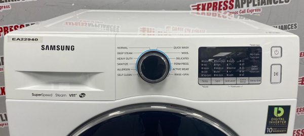 Used Samsung 24" Front Load Washing Machine WW22K6800AW/A2 SKU: EA22940 For Sale