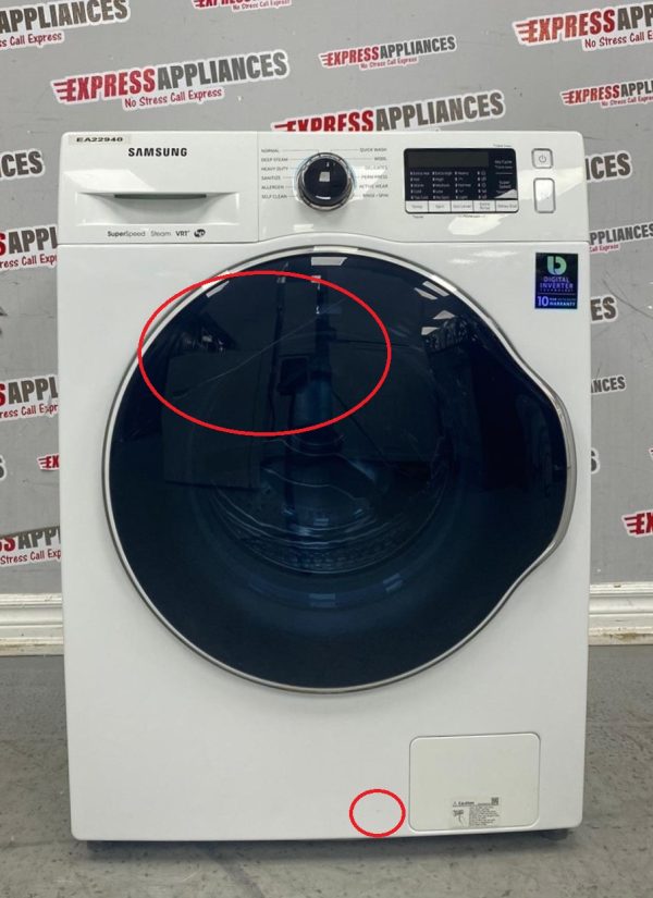 Used Samsung 24" Front Load Washing Machine WW22K6800AW/A2 SKU: EA22940 For Sale