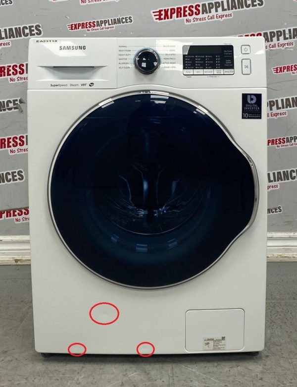 Used Samsung 24" Front Load Washing Machine WW22K6800AW/A2 SKU: EA23118 For Sale