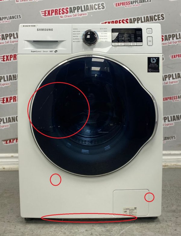 Used Samsung 24" Front Load Washing Machine WW22K6800AW/A2 SKU: EA23166 For Sale